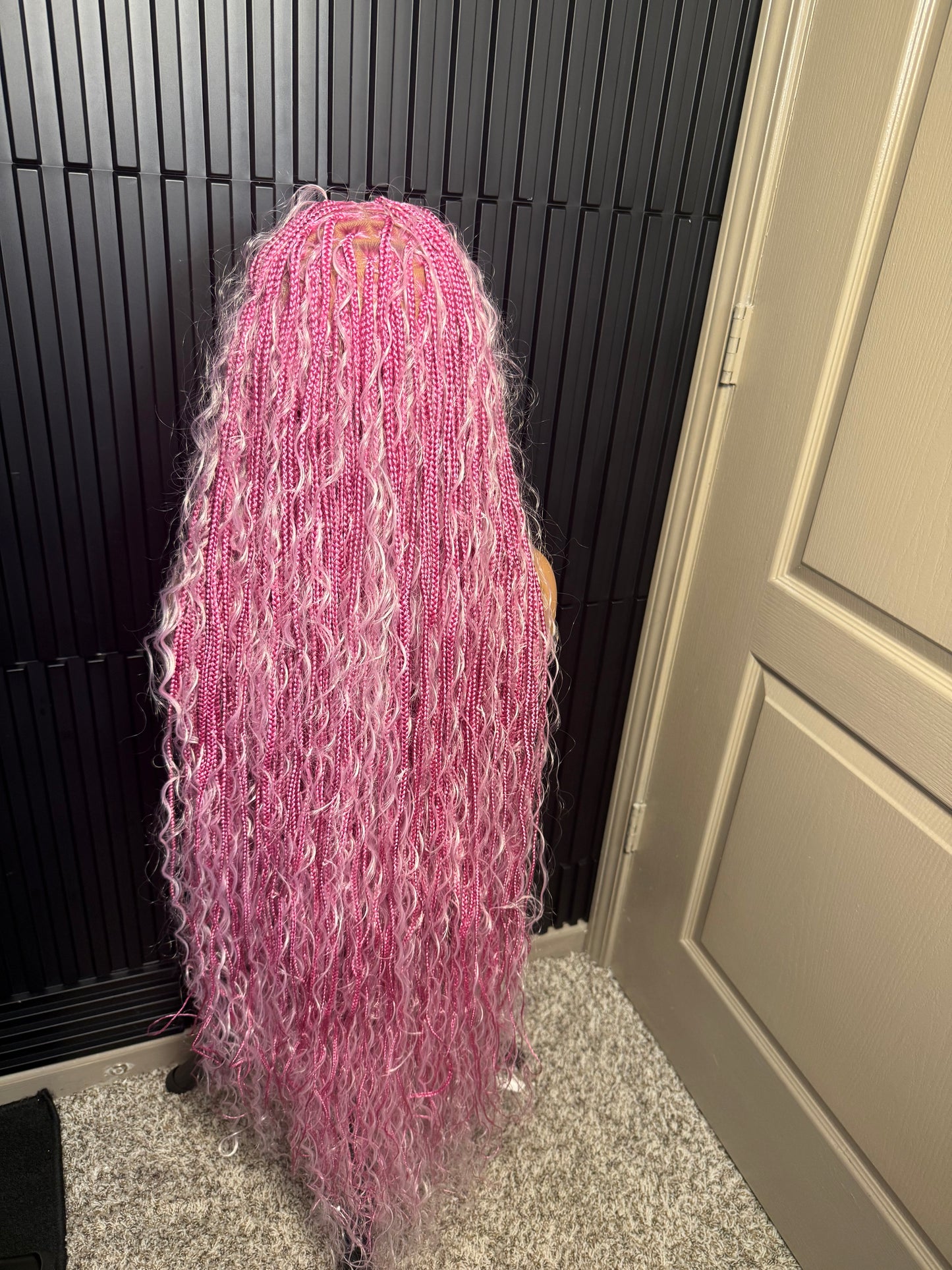 Full lace knotless boho braids 45inch