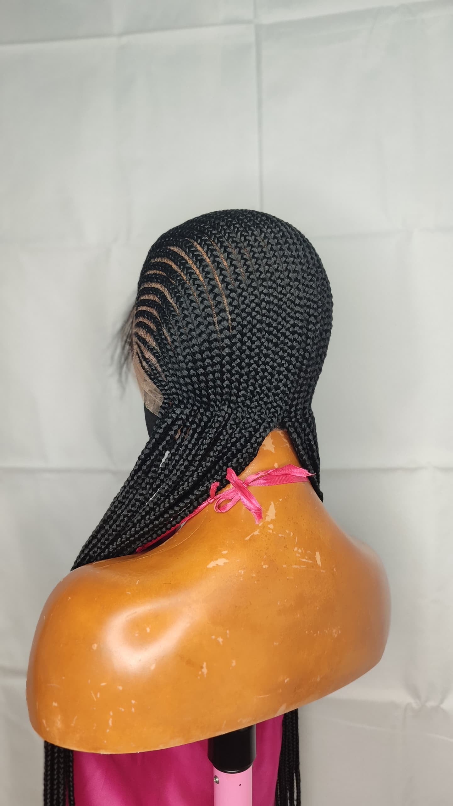 Black 35inch Cornrow braided wig