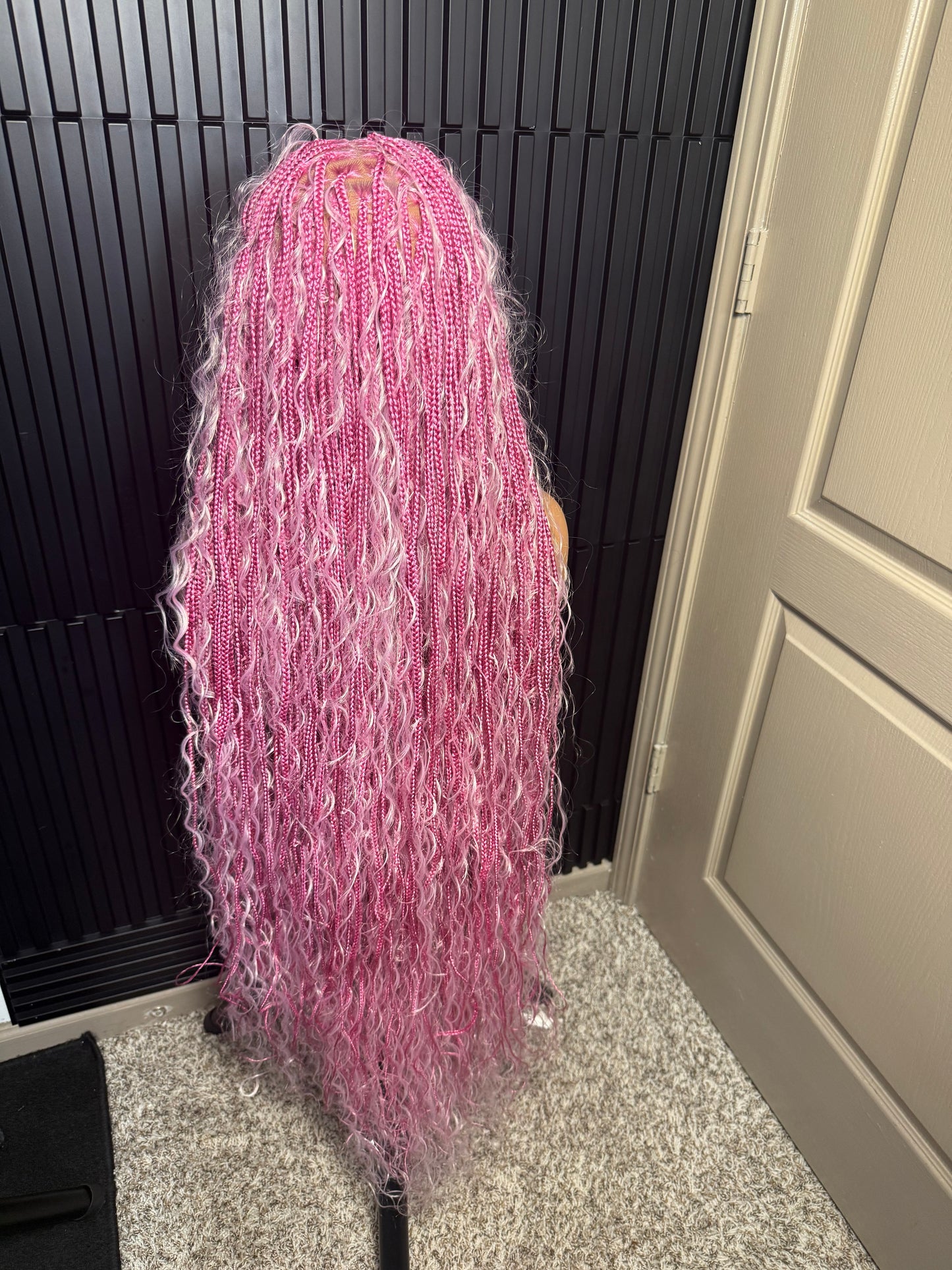 Full lace knotless boho braids 45inch