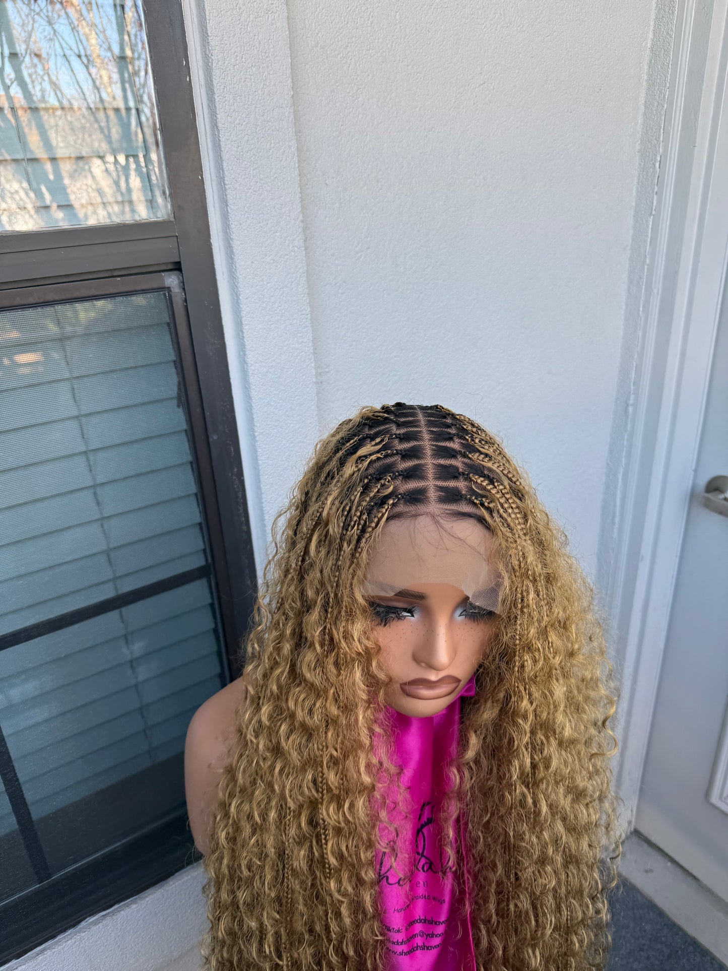 Full lace knotless boho braids 40inches