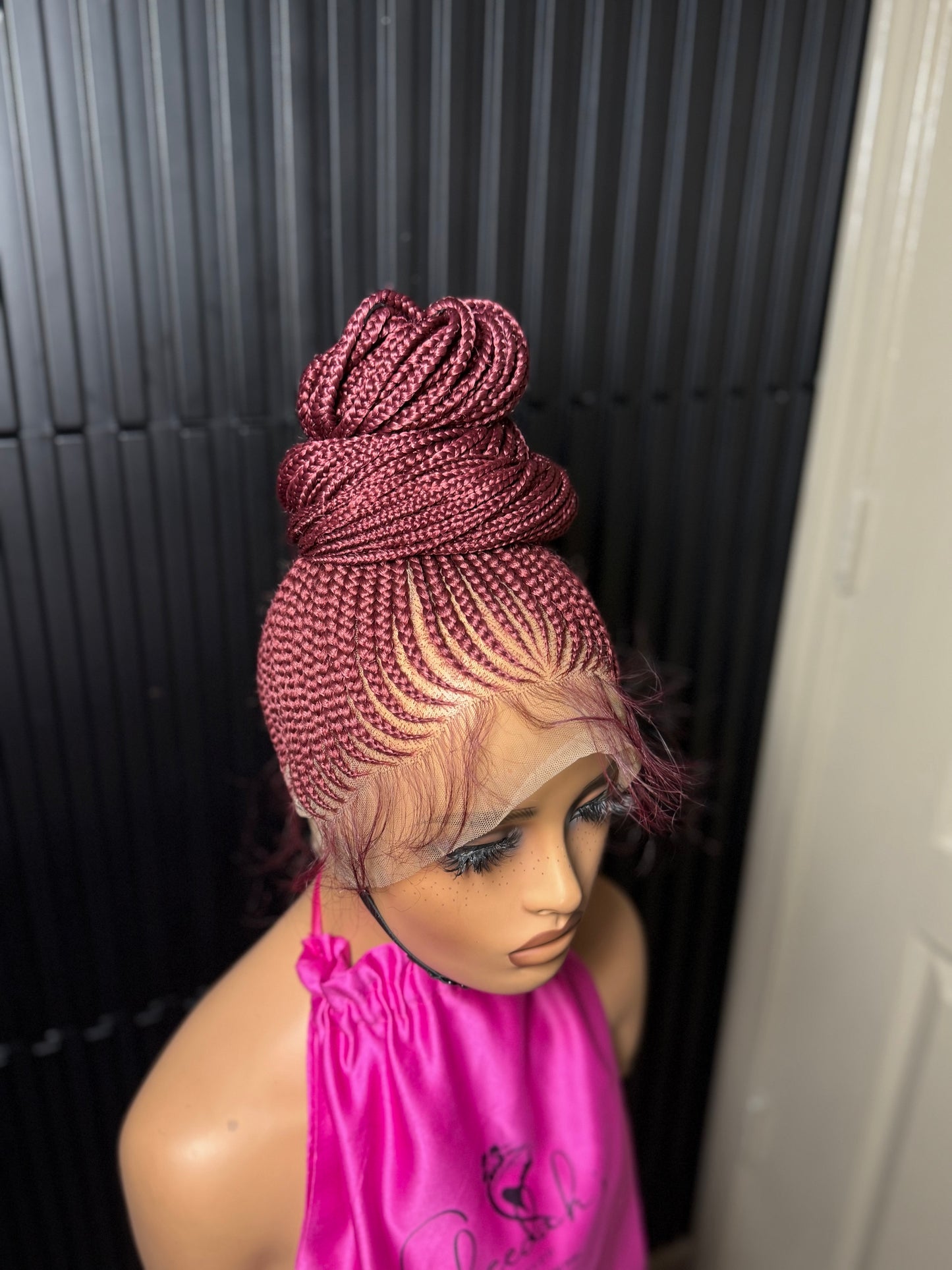 35inch updo 360 full lace braid Wig