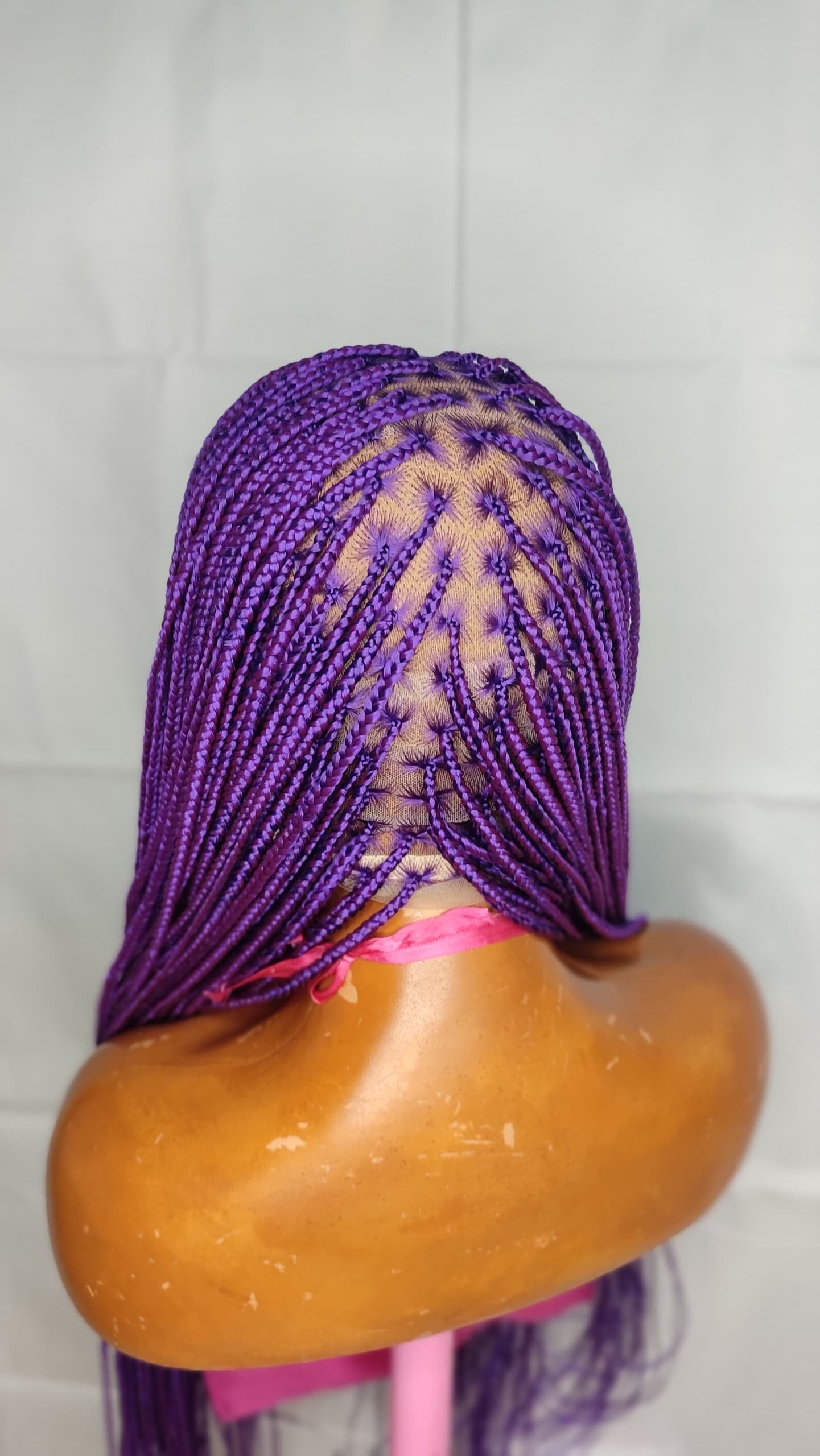 Full lace Purple small medium knotless braids