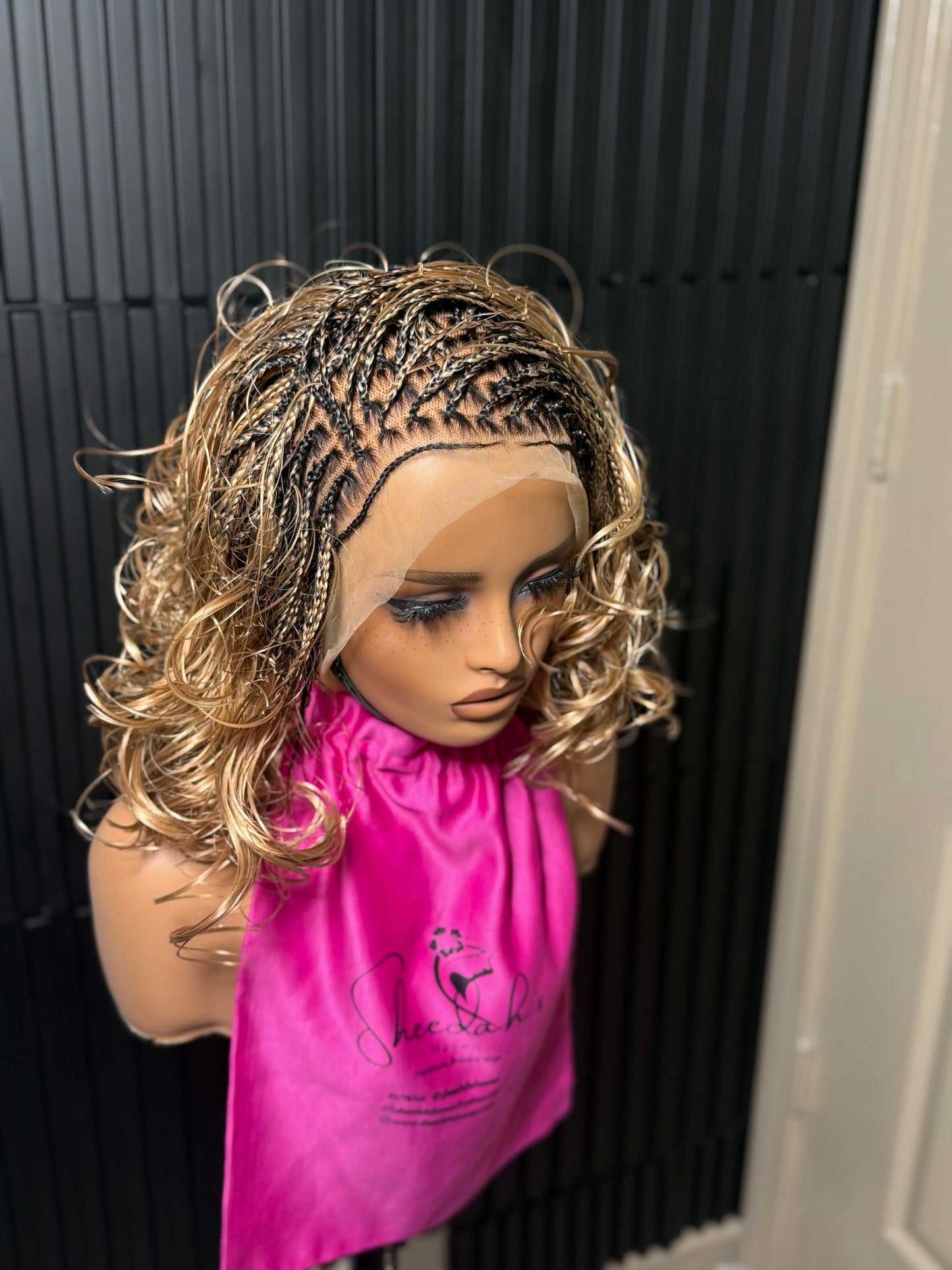 13by4 Frontal pre-bleached bouncy unit