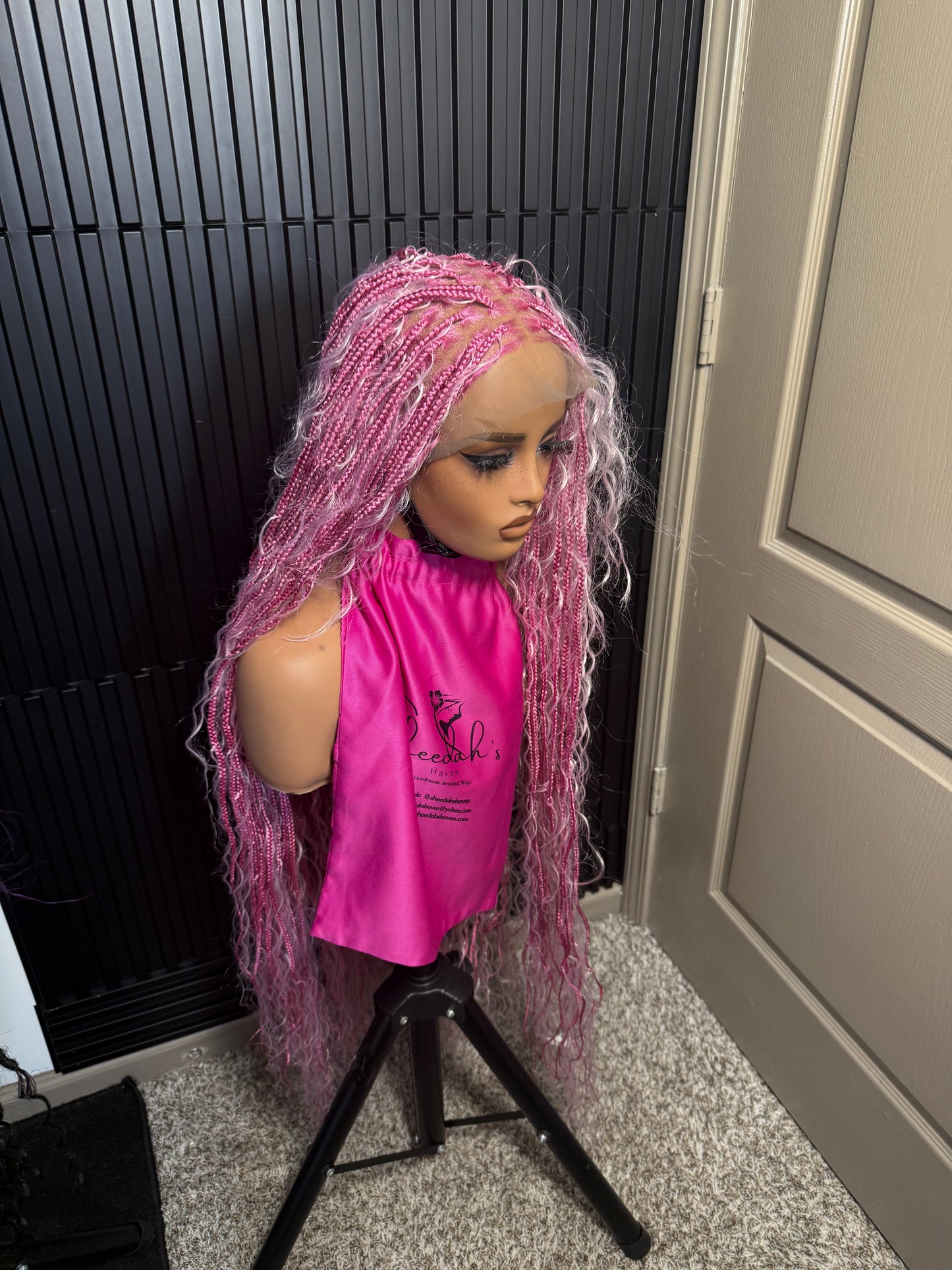 Full lace knotless boho braids 45inch