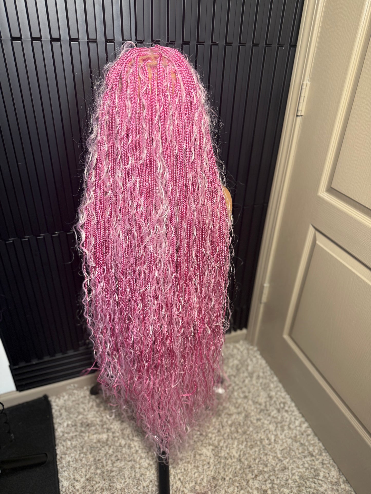 Full lace knotless boho braids 45inch