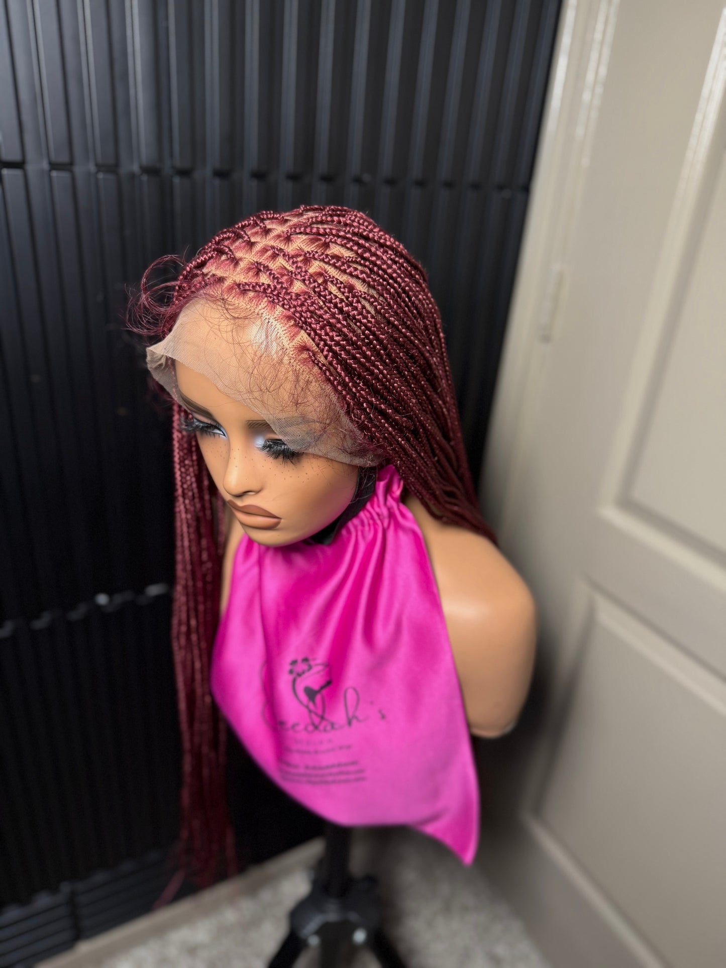 Full lace small knotless braids(full lace)