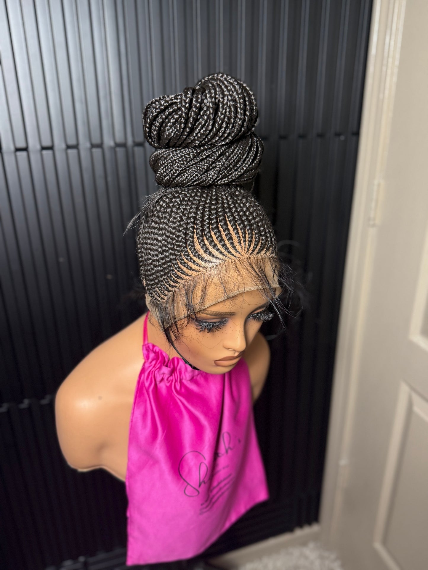 35inch updo 360 full lace braid Wig