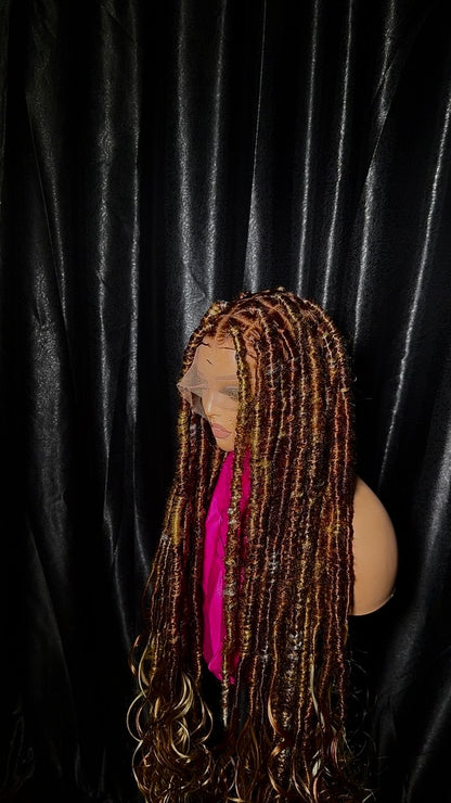 Silky tip locs Braidwig