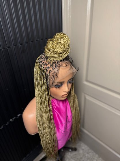 Full lace small knotless braids(full lace)