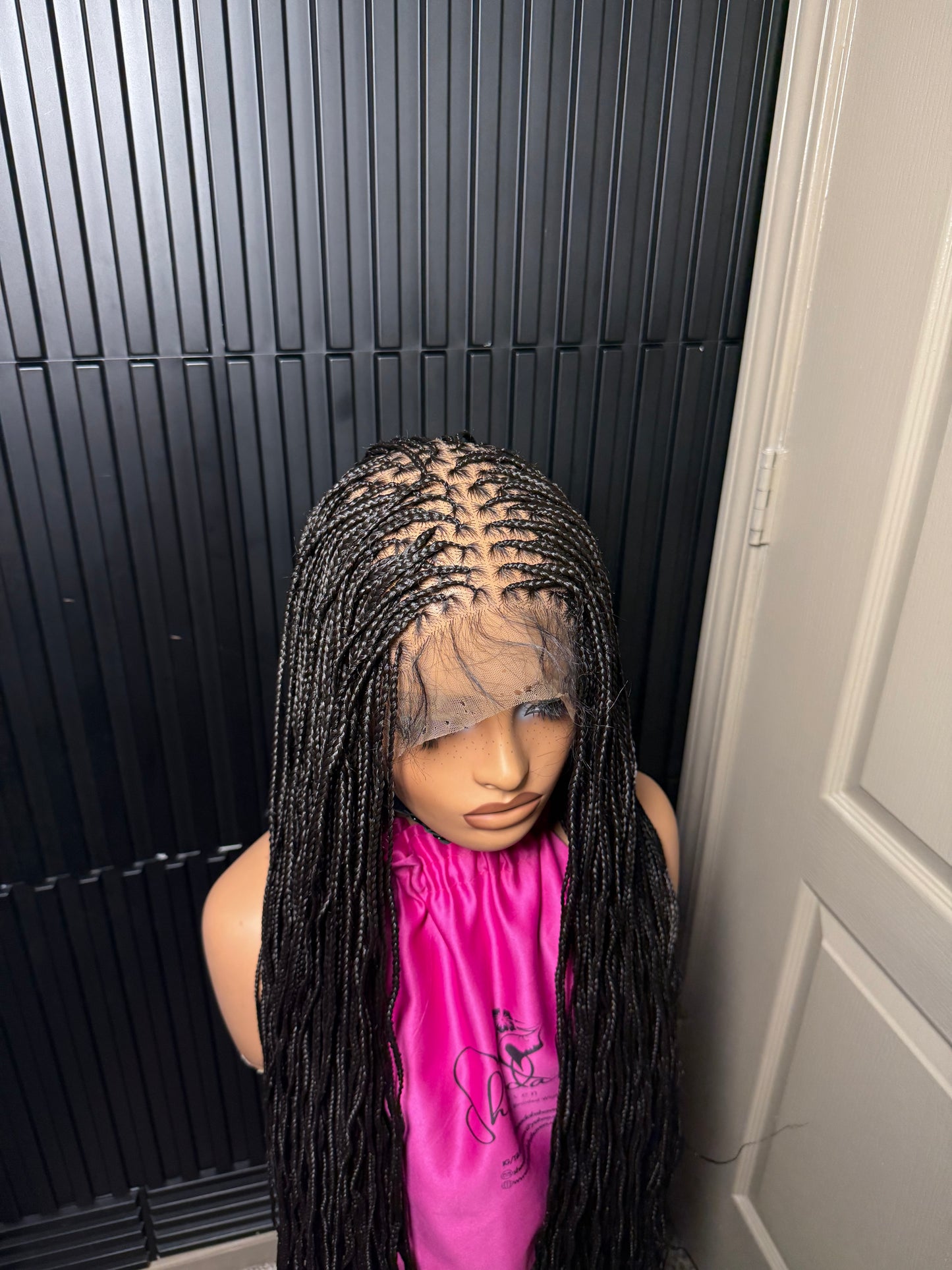 40 inch micro knotless braid full lace wig