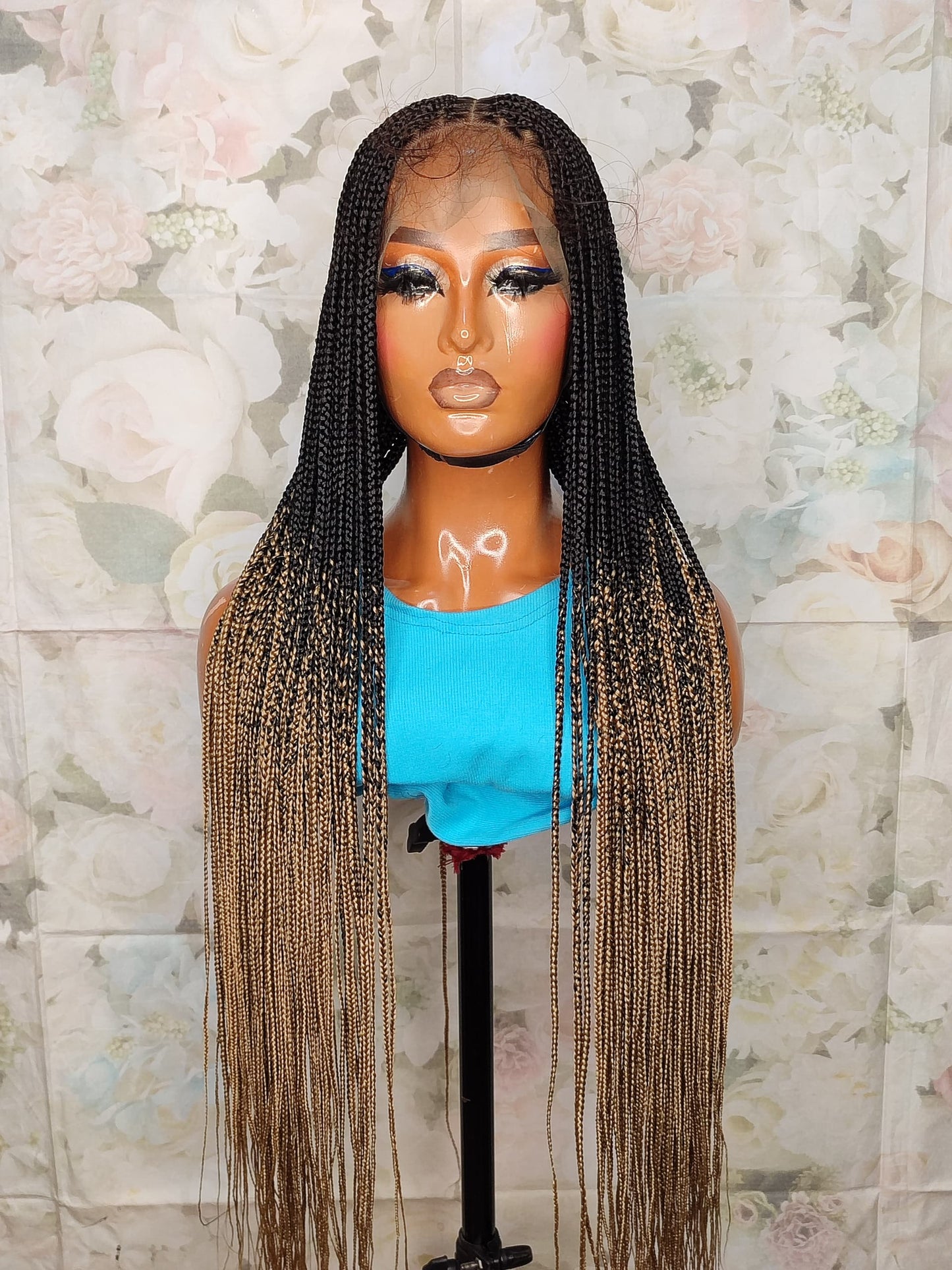 Ombre knotless braids