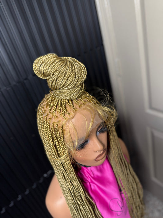 Full lace small knotless braids(full lace)
