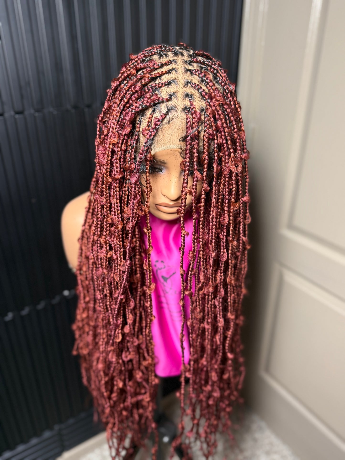 Knotless distress braids