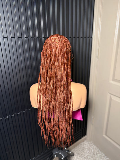 Full lace stylish cornrow braided wig