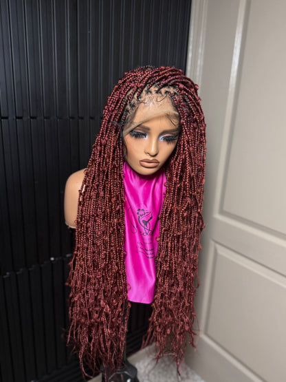 Knotless distress braids