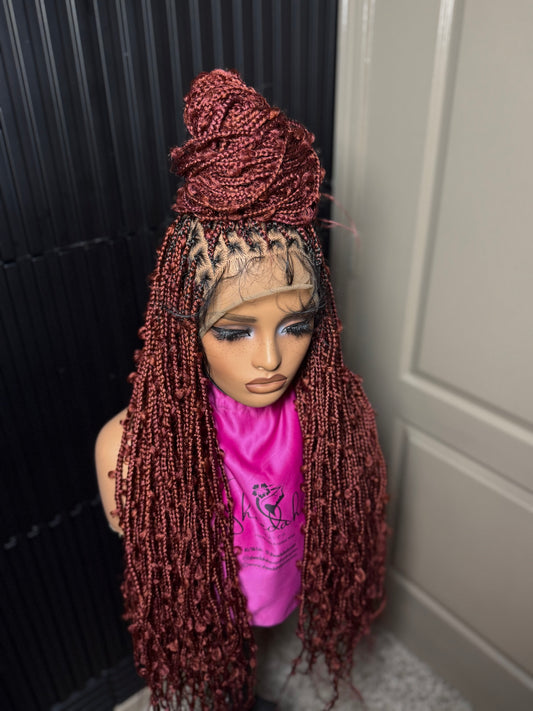 Knotless distress braids