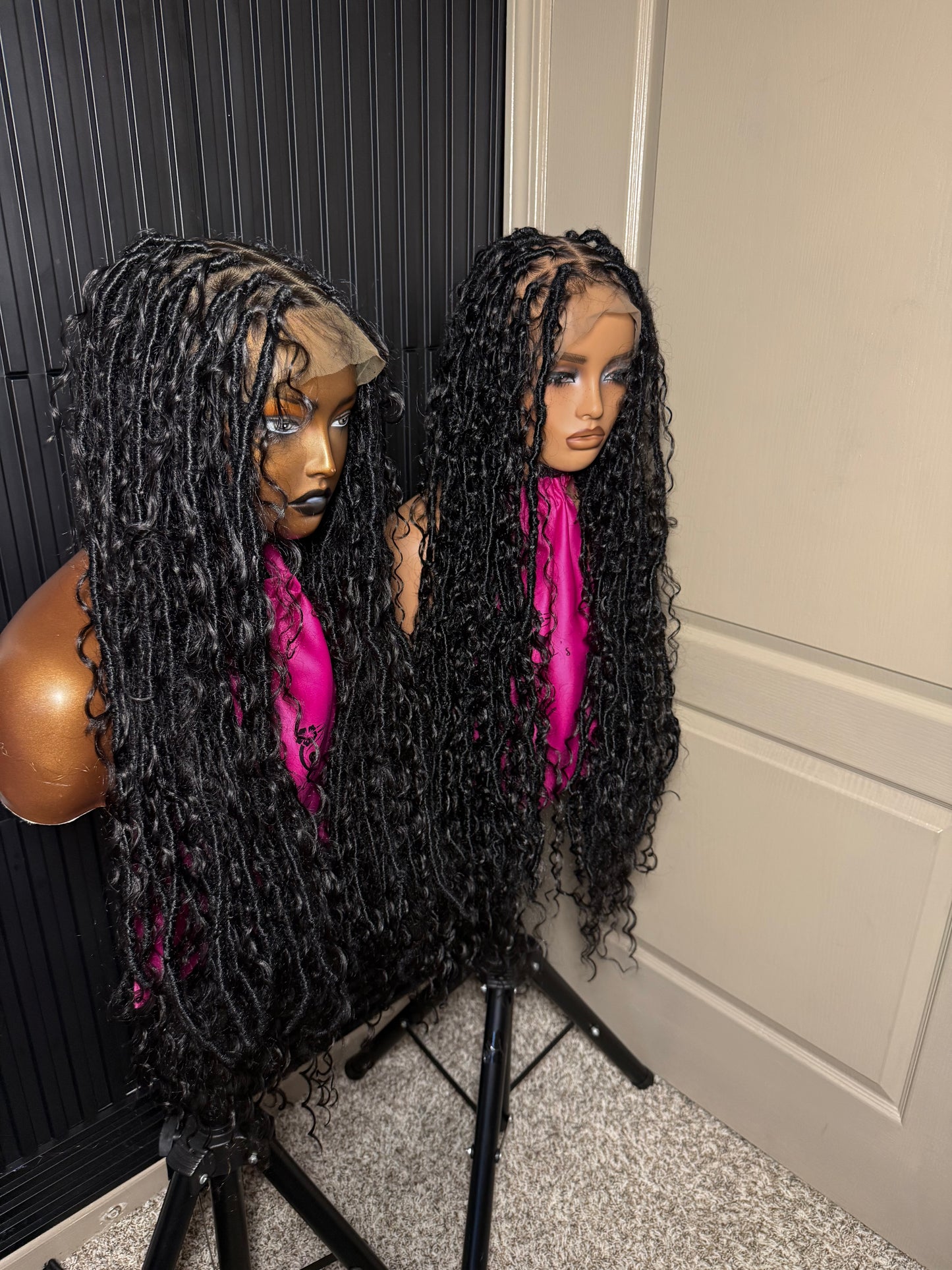 Full lace Locs braided boho