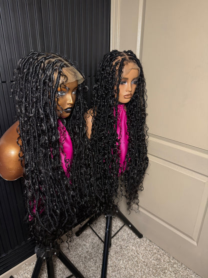 Full lace Locs braided boho