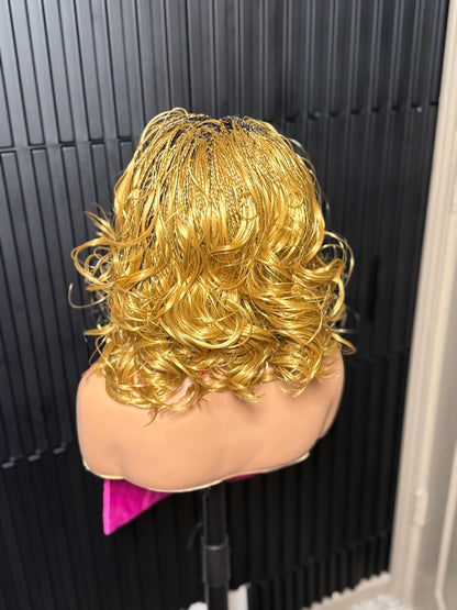 13by4 Frontal pre-bleached bouncy unit