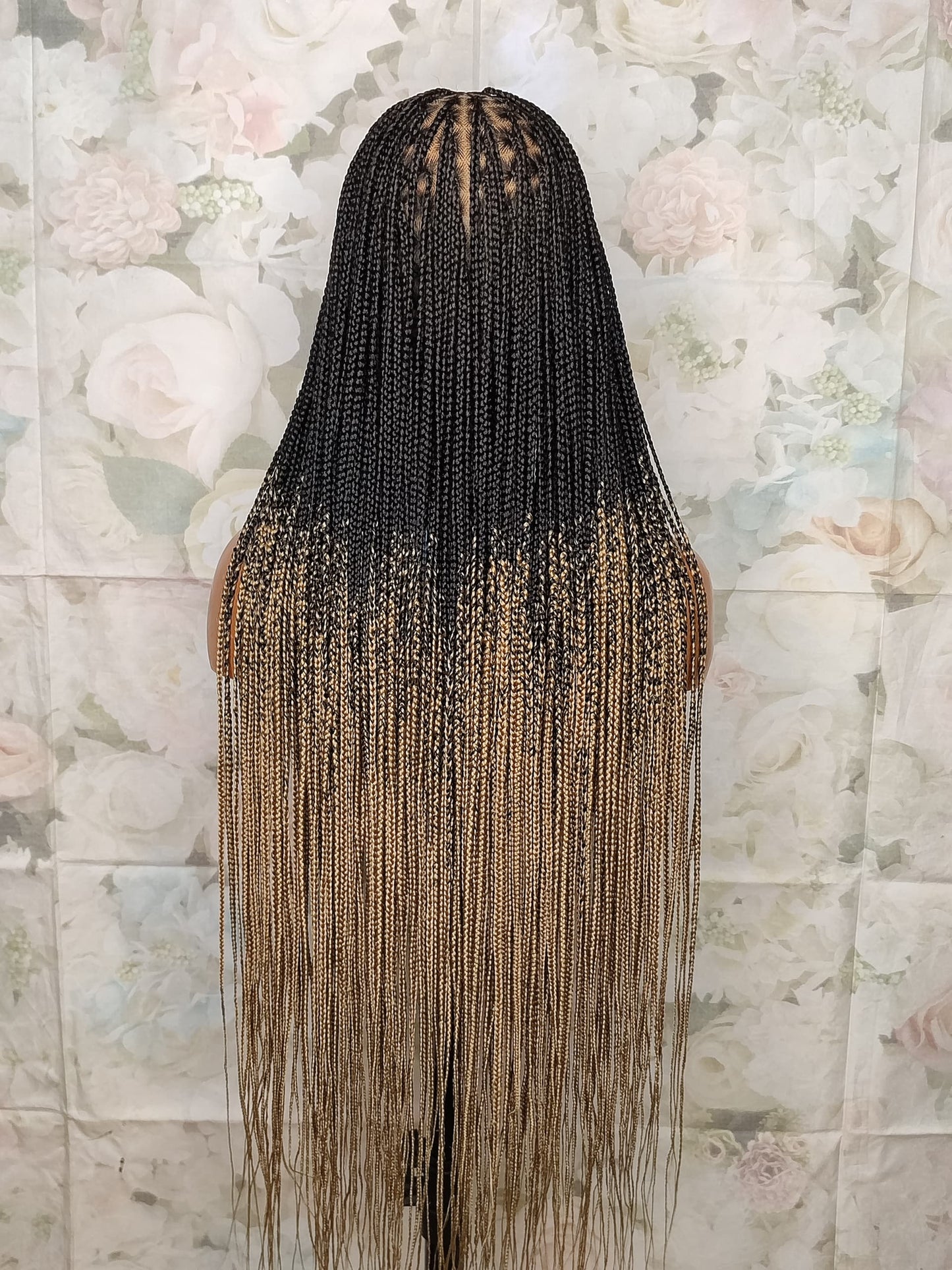 Ombre knotless braids