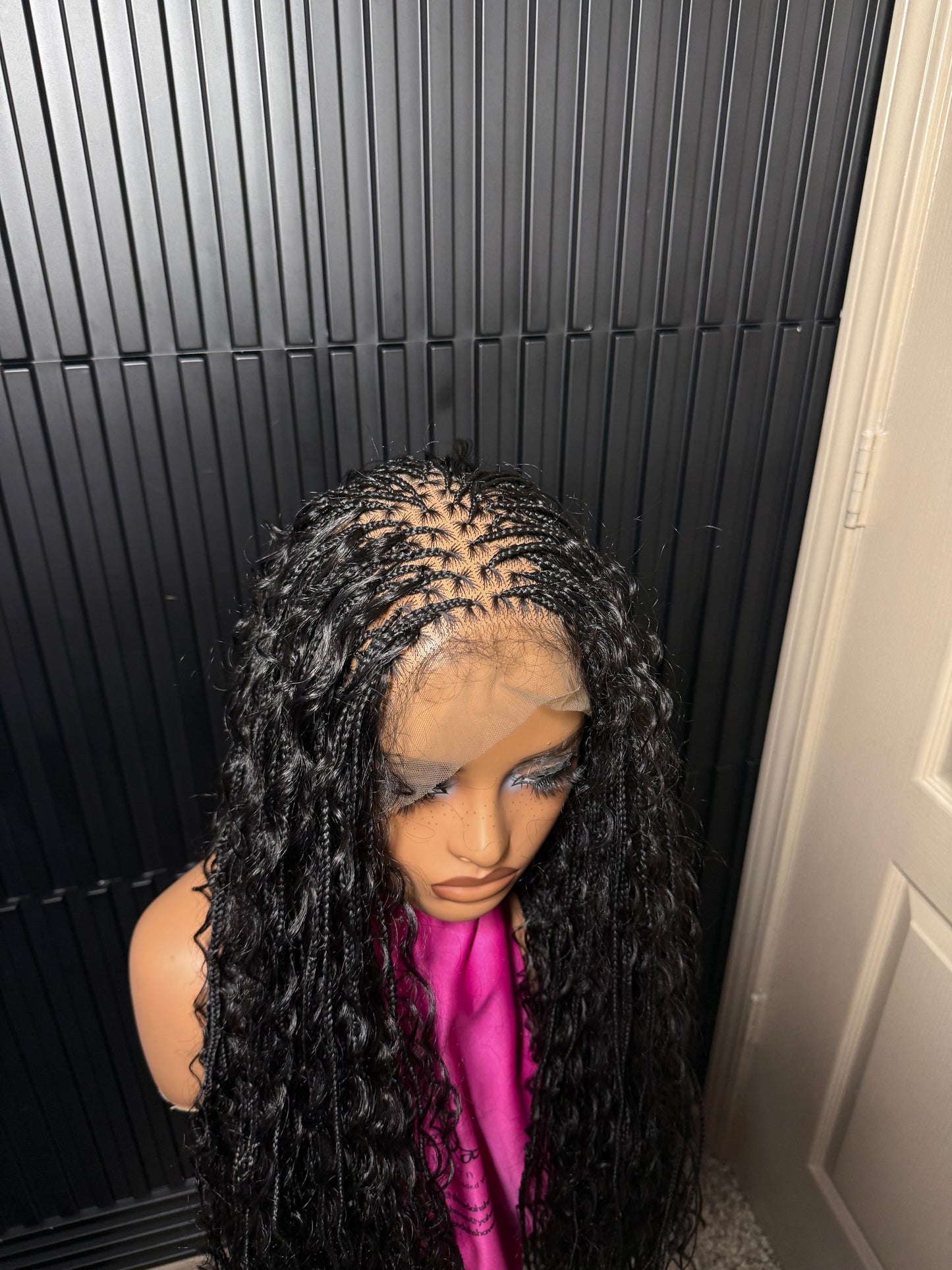 30inches Extra small micro boho knotless braids