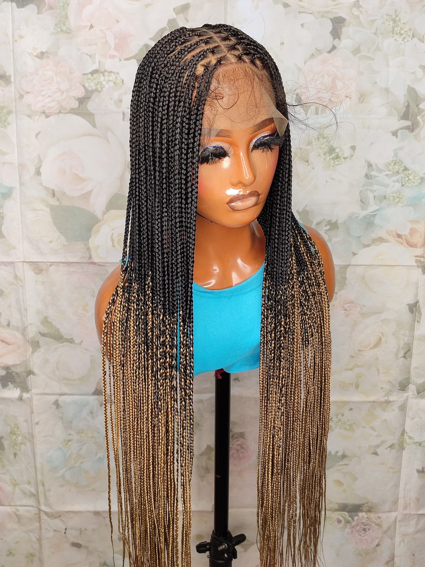 Ombre knotless braids