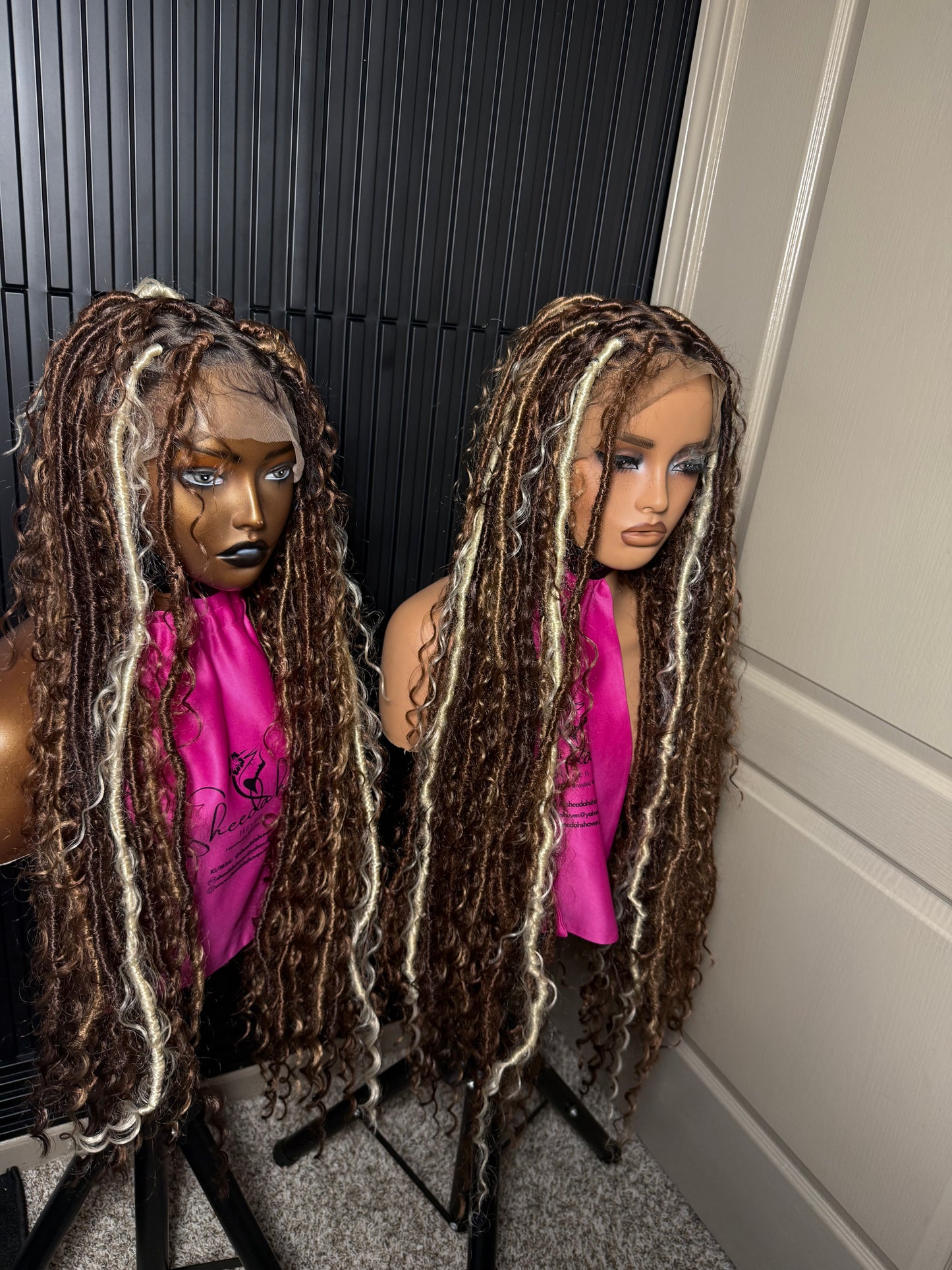 Full lace mix boho Locs