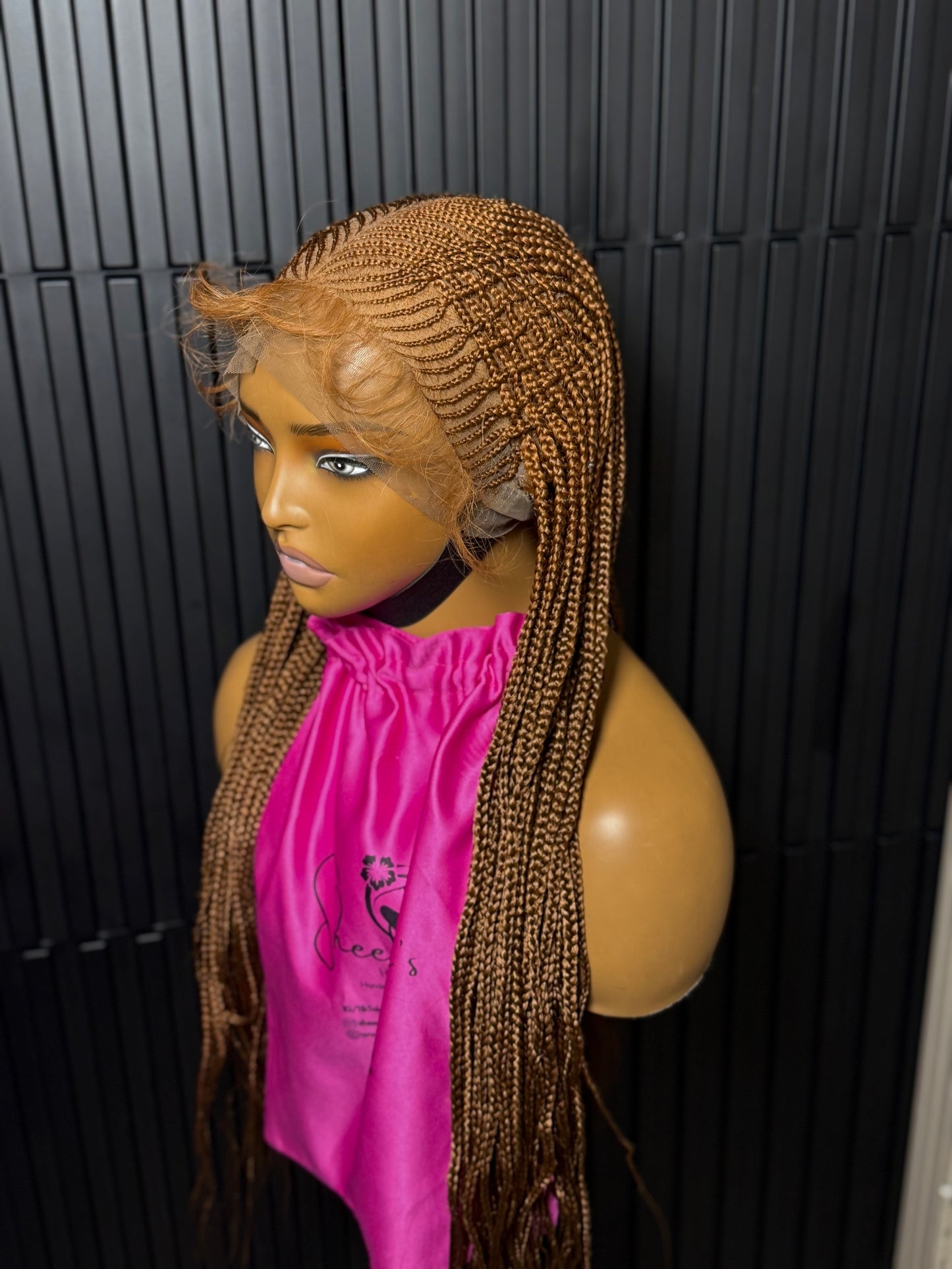 Full lace 3d Matte cornrow braided wig