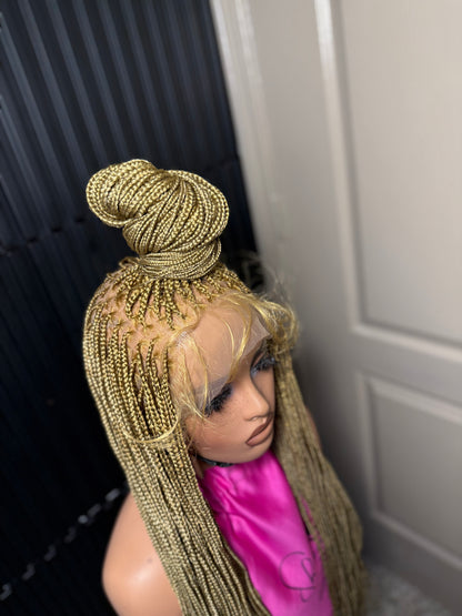 Full lace small knotless braids(full lace)