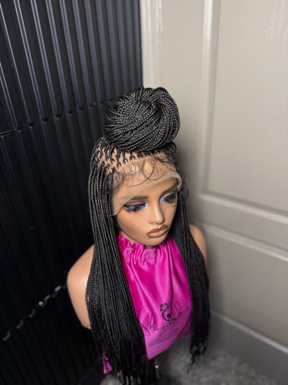 Full lace small knotless braids(full lace)