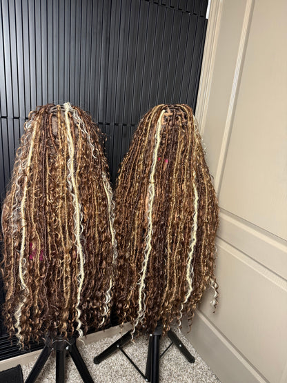 Full lace mix boho Locs