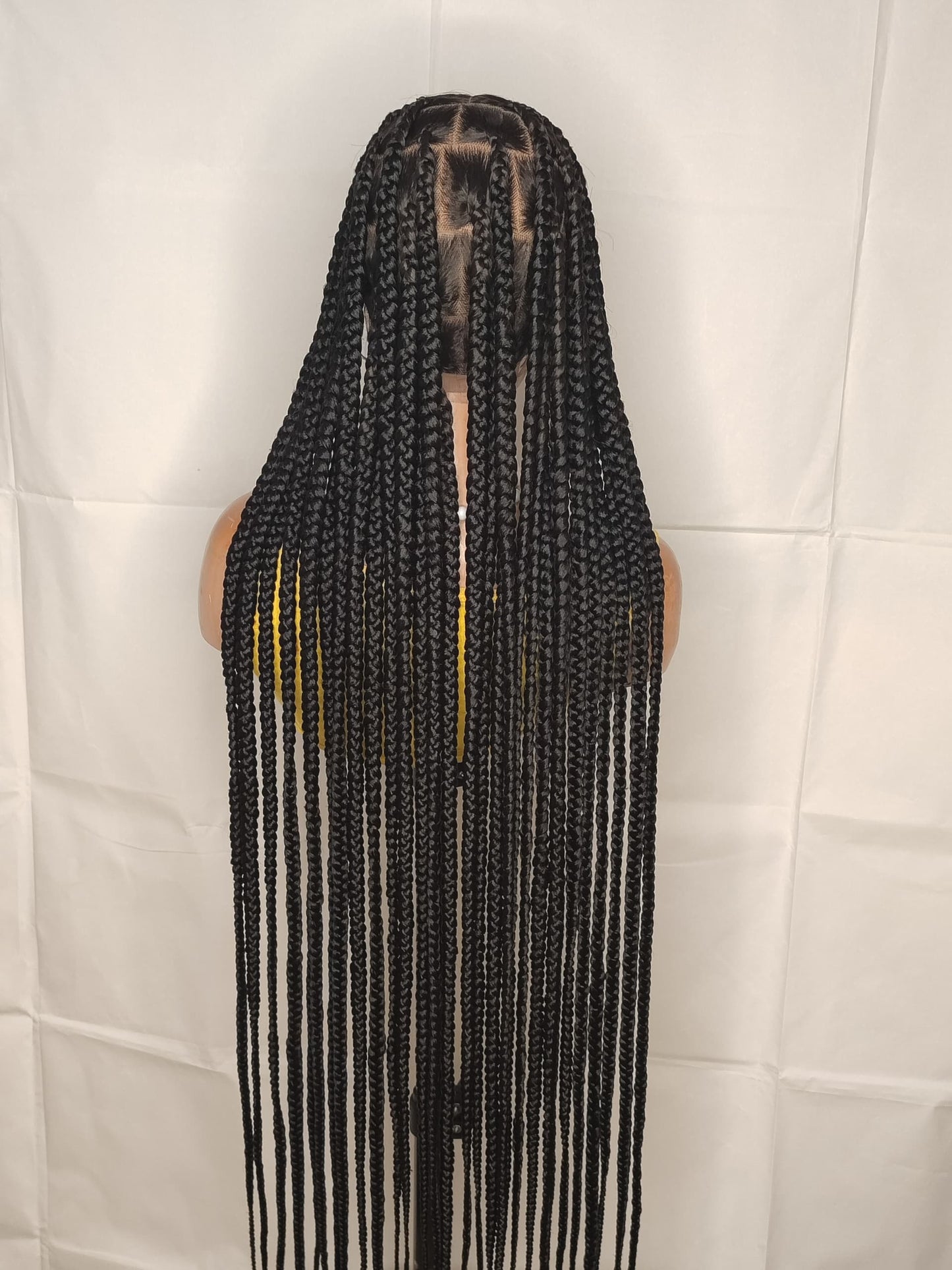 Blonde large knotless braids