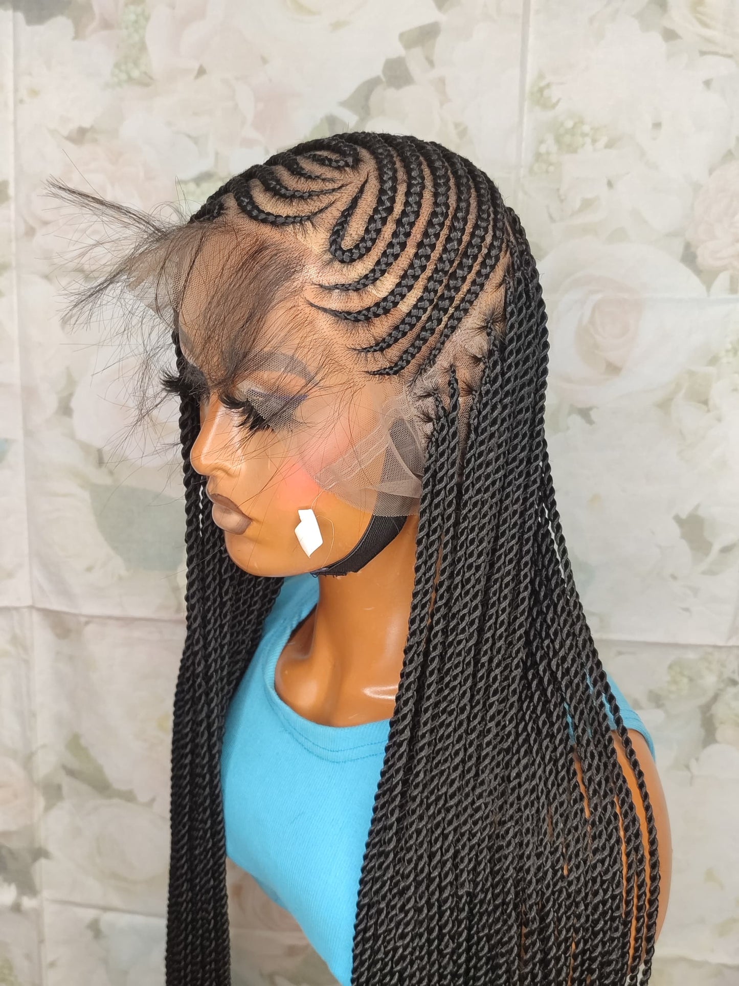 cornrow heart braids