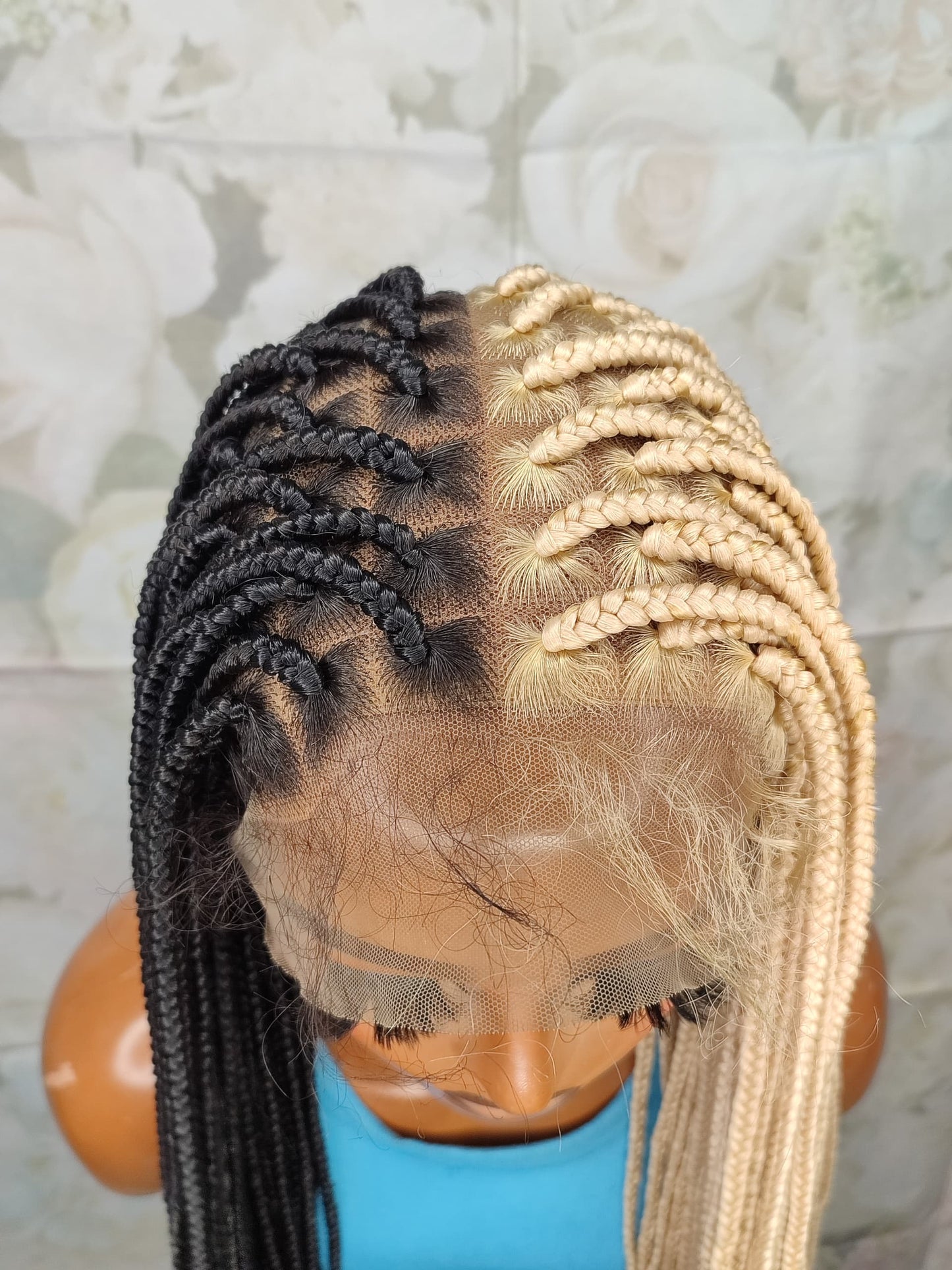 613/1B knotless braids