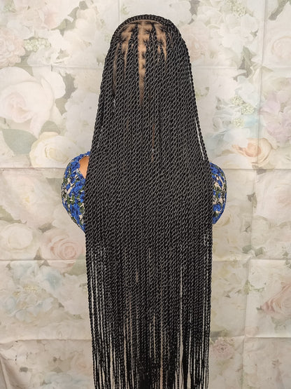 cornrow heart braids