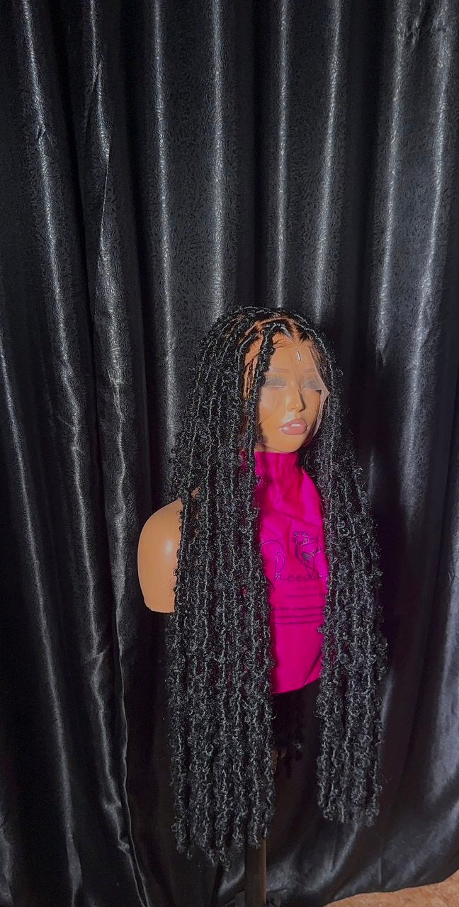 Butterfly Locs unit(Human hair full lace)