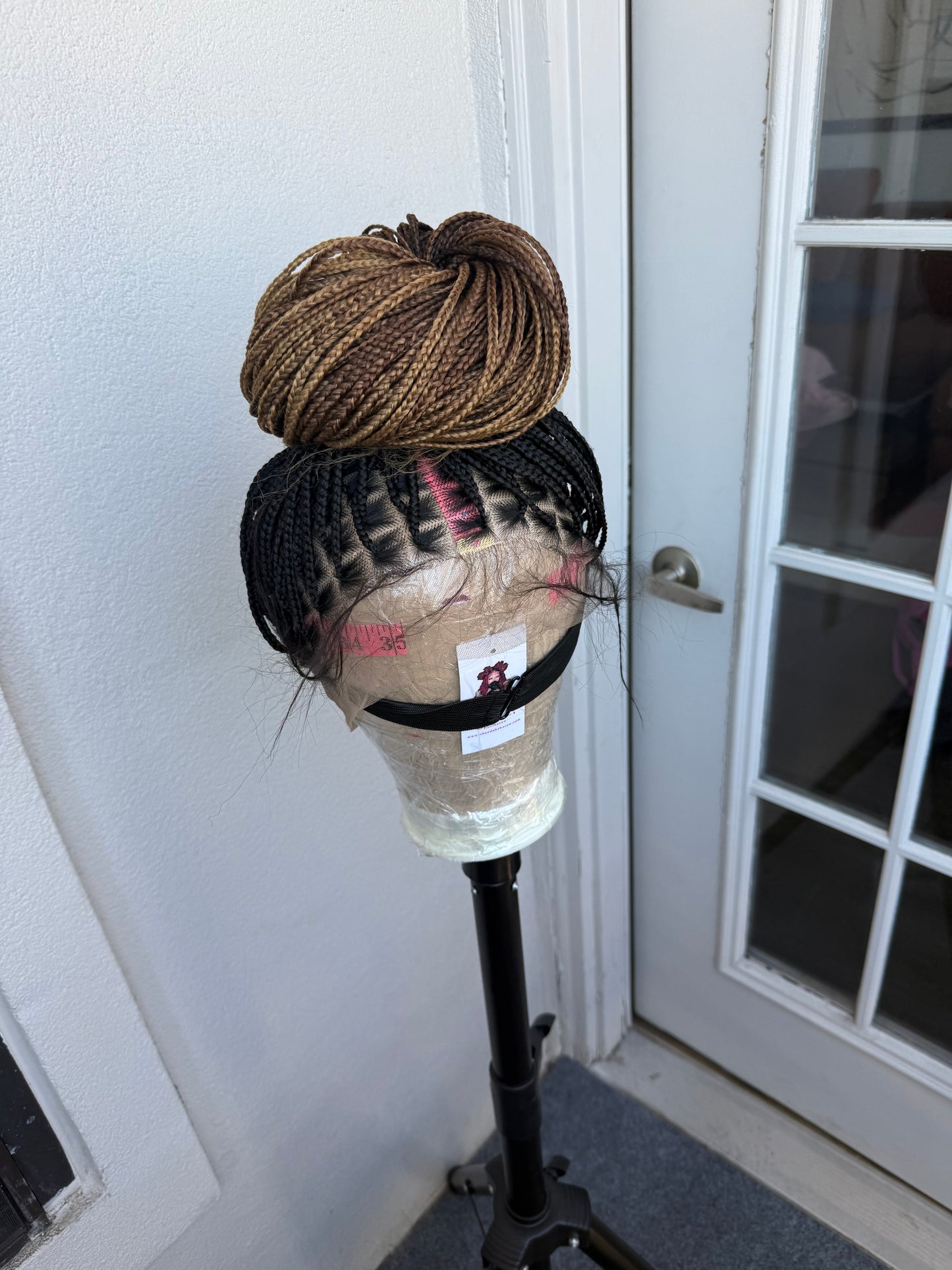 3 Tone knotless Braidwig  35inch full lace wig