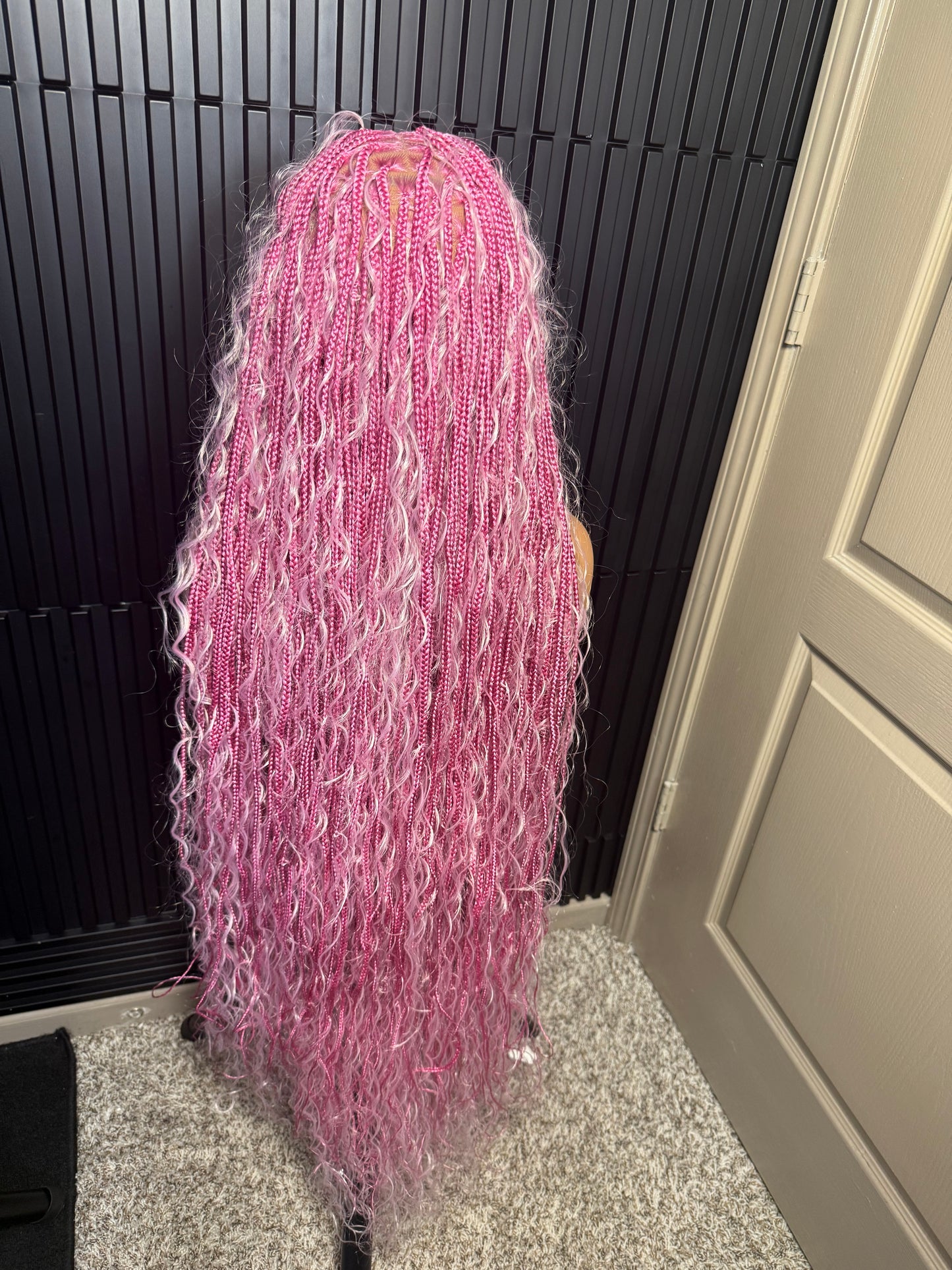 Full lace knotless boho braids 45inch