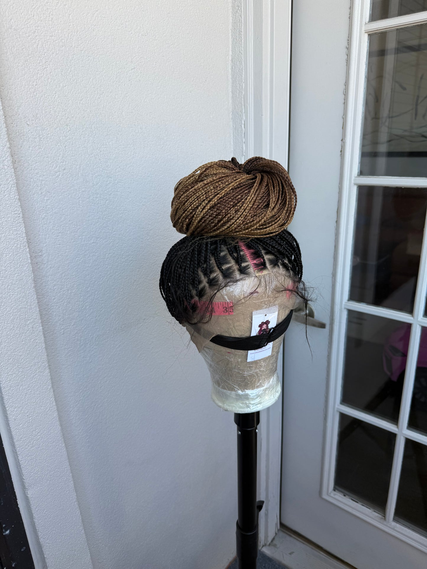 3 Tone knotless Braidwig  35inch full lace wig