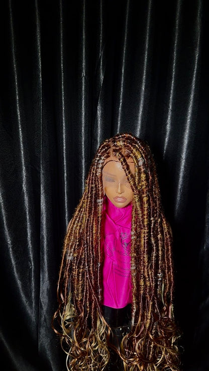 Silky tip locs Braidwig